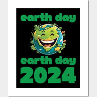 happy earth day gift 2024 april 22 Posters and Art